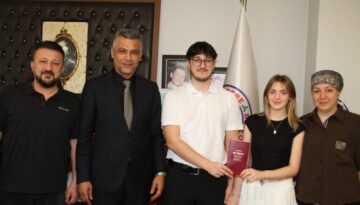 Yağlıdere’ye Amerika’dan Gelin Geldi