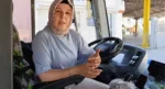 Kadın şoförden örnek davranış