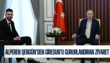 Alperen Şengün’den Giresun’u gururlandıran ziyaret
