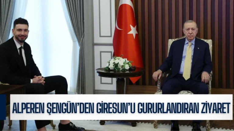 Alperen Şengün’den Giresun’u gururlandıran ziyaret
