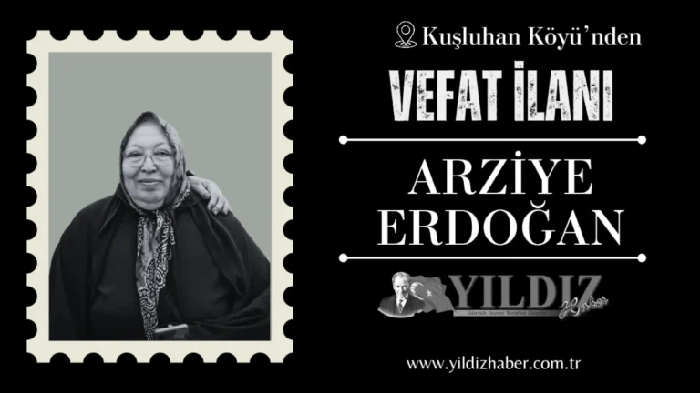 Arziye Erdoğan vefat etti