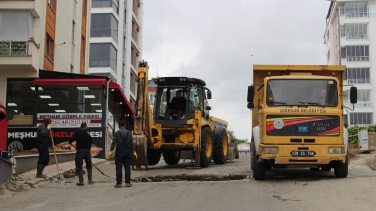Giresun Belediyesi’nden Eş Zamanlı Hizmet Seferberliği