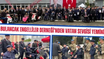 Bulancak Engelliler Derneği’nden Vatan Sevgisi Yemini