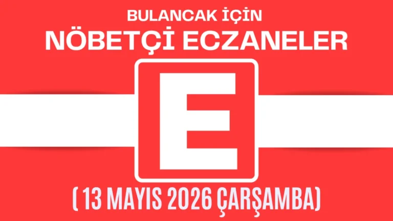 Bulancak İçin 13 Mayıs Çarşamba Akşamı Nöbetçi Eczane Hangisi?
