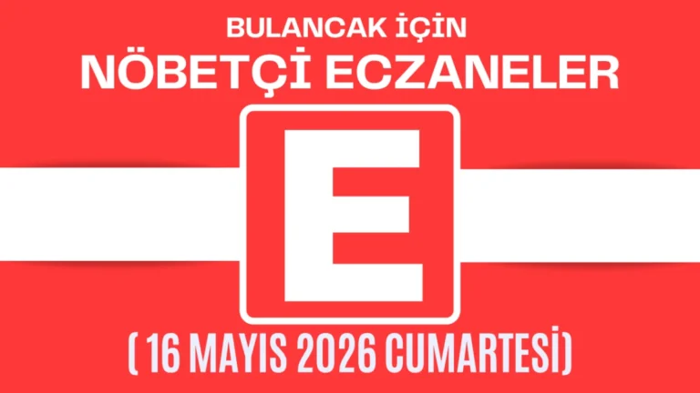 Bulancak İçin 16  Mayıs Cumartesi Günü Nöbetçi Eczane Hangisi?