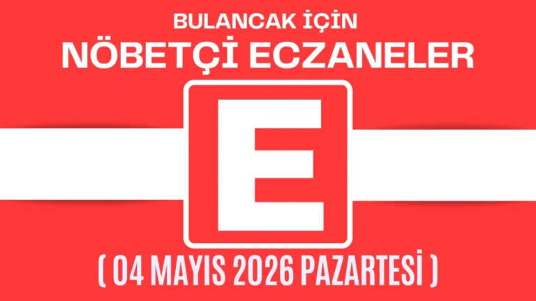 Bulancak İçin 4 Mayıs Pazartesi Akşamı Nöbetçi Eczane Hangisi?