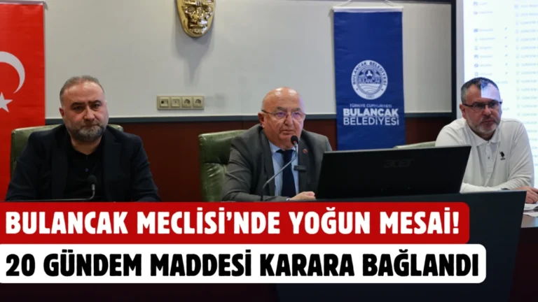 Bulancak Meclisi’nde Yoğun Mesai! 20 Gündem Maddesi Karara Bağlandı