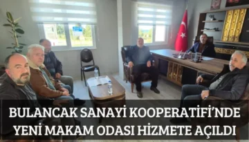 Bulancak Sanayi Kooperatifi’nde Yeni Makam Odası hizmete açıldı
