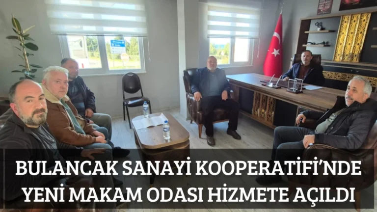 Bulancak Sanayi Kooperatifi’nde Yeni Makam Odası hizmete açıldı