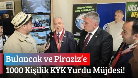 Bulancak ve Piraziz’e 1000 Kişilik KYK Yurdu Müjdesi!