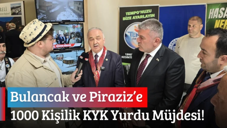 Bulancak ve Piraziz’e 1000 Kişilik KYK Yurdu Müjdesi!
