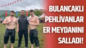 Bulancaklı Pehlivanlar Er Meydanını Salladı!