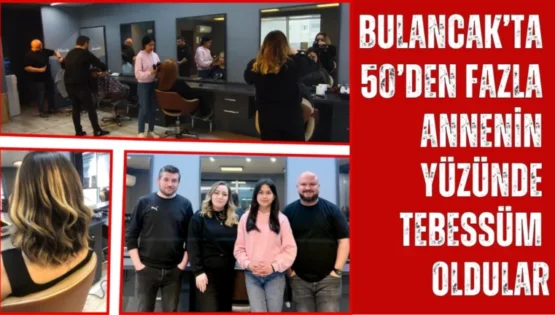 Bulancak’ta Almira Kuaför 50’den fazla Annenin Yüzünü Güldürdü