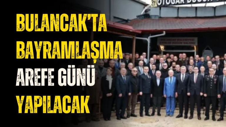 Bulancak’ta Bayramlaşma Arefe Günü Yapılacak