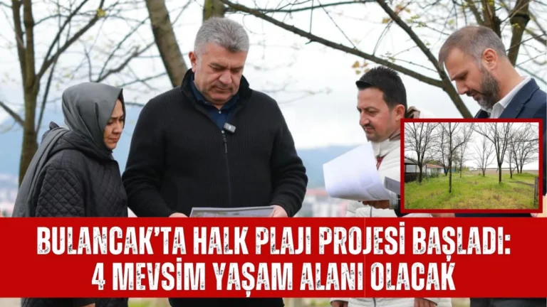 Bulancak’ta Halk Plajı Projesi Başladı: 4 Mevsim Yaşam Alanı Olacak