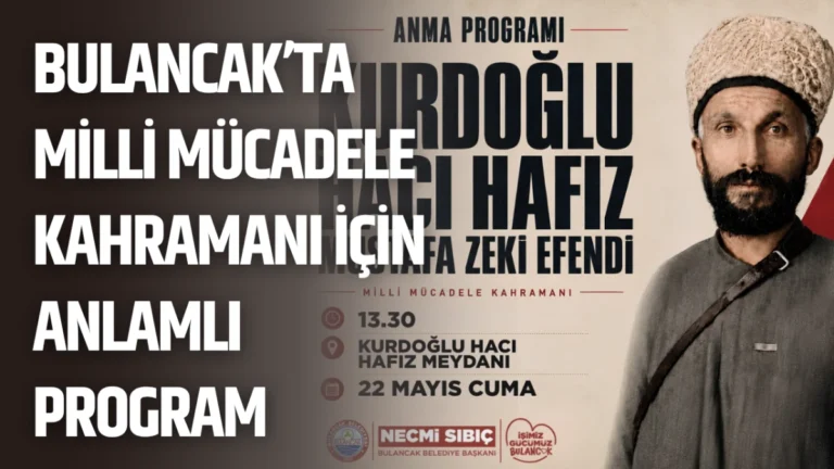 Bulancak’ta Milli Mücadele Kahramanı İçin Anlamlı Program