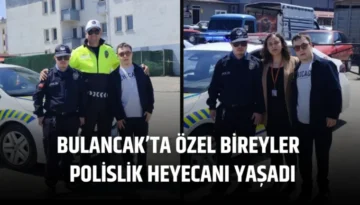 Bulancak’ta Özel Bireyler Polislik Heyecanı Yaşadı