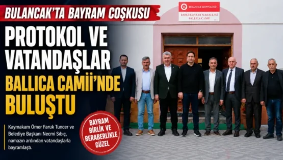 Bulancak’ta Protokol ve Vatandaşlar Ballıca Camii’nde buluştu