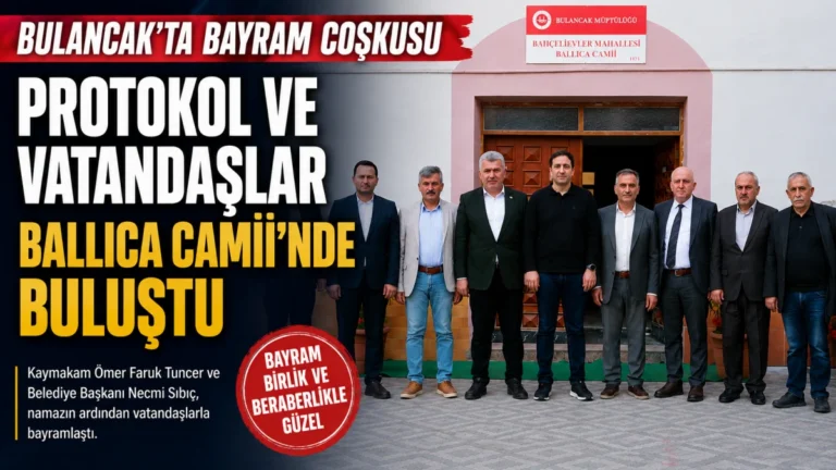 Bulancak’ta Protokol ve Vatandaşlar Ballıca Camii’nde buluştu