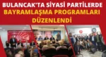 Bulancak’ta siyasi partilerde bayramlaşma programları düzenlendi
