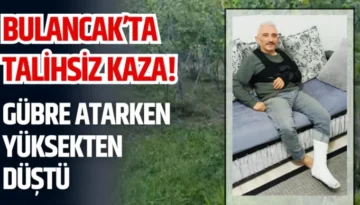 Bulancak’ta Talihsiz Kaza! Gübre atarken yüksekten düştü