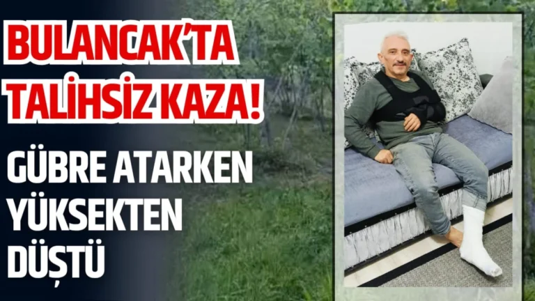 Bulancak’ta Talihsiz Kaza! Gübre atarken yüksekten düştü