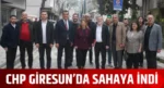 CHP Giresun’da sahaya indi