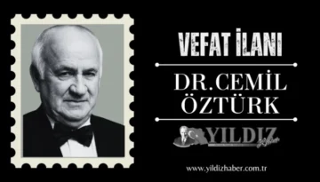 Dr. Cemil Öztürk vefat etti