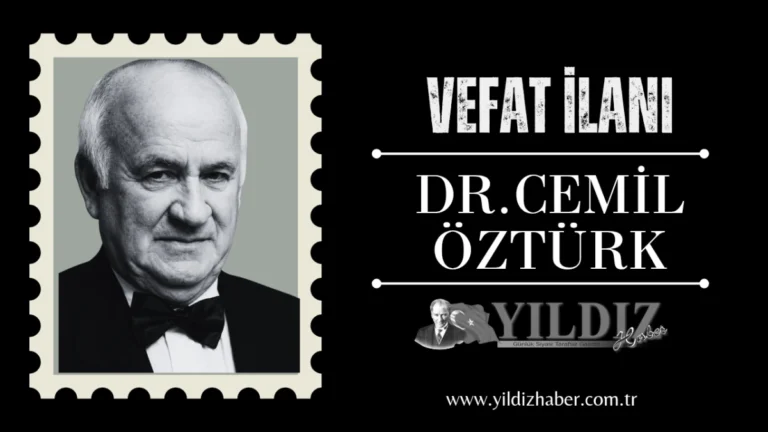 Dr. Cemil Öztürk vefat etti