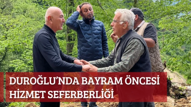 Duroğlu’nda Bayram Öncesi Hizmet Seferberliği