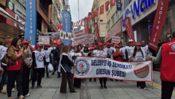 Emekçinin Sesi Giresun’dan Yükseldi