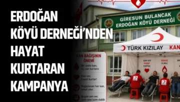 Erdoğan Köyü Derneği’nden Hayat Kurtaran Kampanya