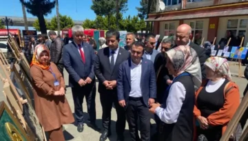 Espiye Protokolü Genç Sanatçıların Sergisinde Buluştu