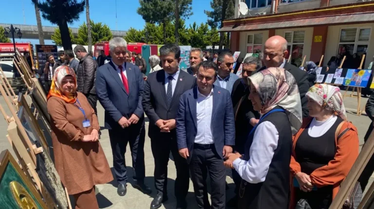Espiye Protokolü Genç Sanatçıların Sergisinde Buluştu