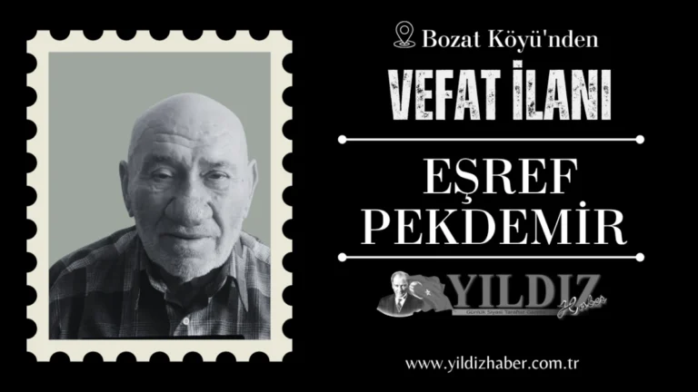 Eşref Pekdemir vefat etti