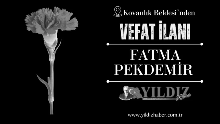 Fatma Pekdemir vefat etti