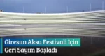 Giresun Aksu Festivali İçin Geri Sayım Başladı