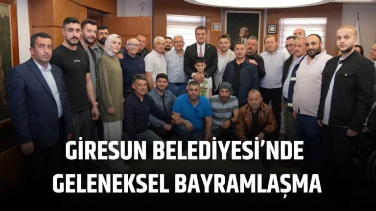 Giresun Belediyesi’nde geleneksel bayramlaşma