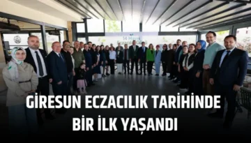 Giresun eczacılık tarihinde bir ilk yaşandı