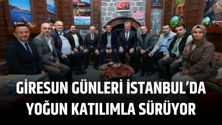 Giresun Günleri İstanbul’da Yoğun Katılımla Sürüyor