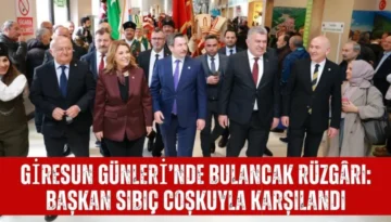 Giresun Günleri’nde Bulancak Rüzgârı! Başkan Sıbıç Coşkuyla Karşılandı