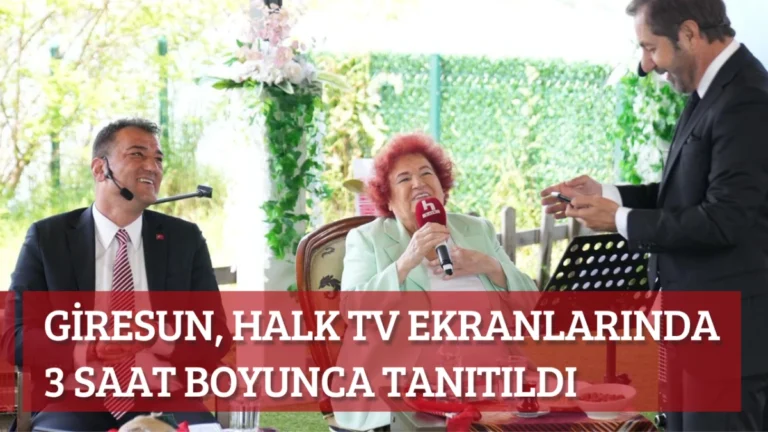 Giresun, Halk TV Ekranlarında 3 Saat Boyunca Tanıtıldı
