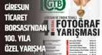 Giresun Ticaret Borsası’ndan 100. Yıla Özel Yarışma