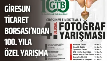 Giresun Ticaret Borsası’ndan 100. Yıla Özel Yarışma