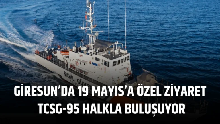 Giresun’da 19 Mayıs’a Özel Ziyaret: TCSG-95 Halkla Buluşuyor