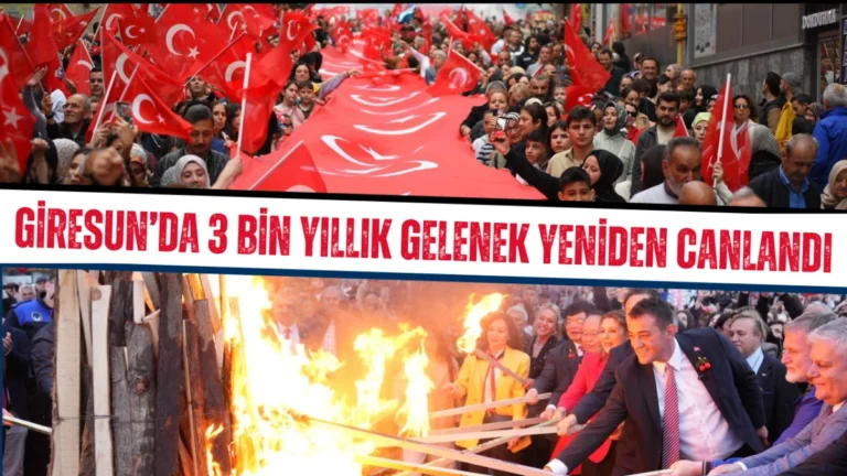 Giresun’da 3 bin yıllık gelenek yeniden canlandı