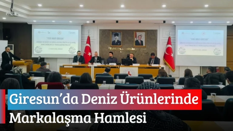 Giresun’da Deniz Ürünlerinde Markalaşma Hamlesi