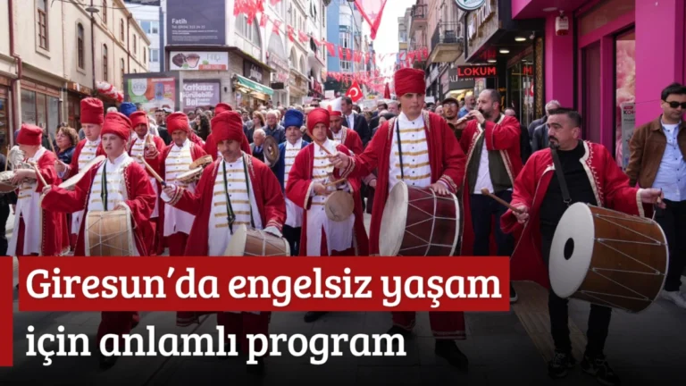 Giresun’da engelsiz yaşam için anlamlı program