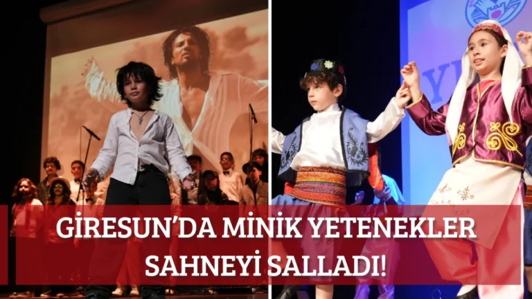 Giresun’da Minik Yetenekler Sahneyi Salladı!