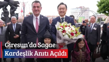 Giresun’da Sagae Kardeşlik Anıtı Açıldı